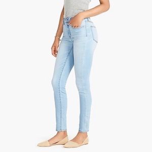 J Crew Mercantile High Rise Light Skinny Jeans